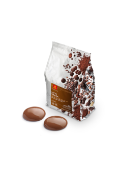 Молочный шоколад в каллетах Chiara 33% ICAM для горячего шоколада
